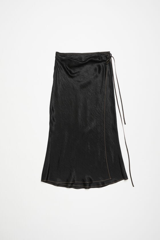 Acne Studios Wickelrock aus Satin Fabrikpreis
