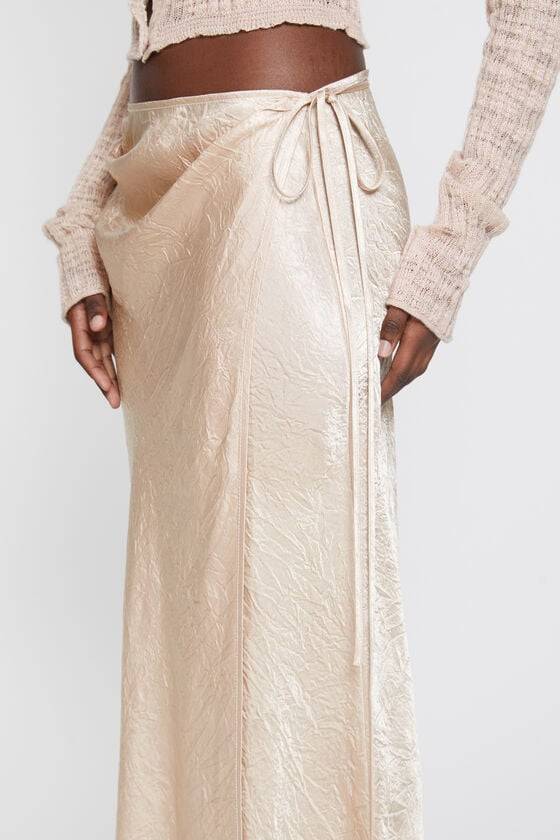 Acne Studios Wickelrock aus Satin Sonderangebot