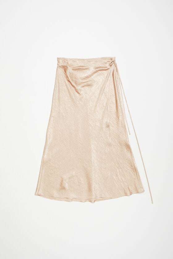 Acne Studios Wickelrock aus Satin Sonderangebot