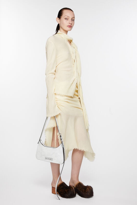 Acne Studios Drapierter asymmetrischer Rock Flash Sale