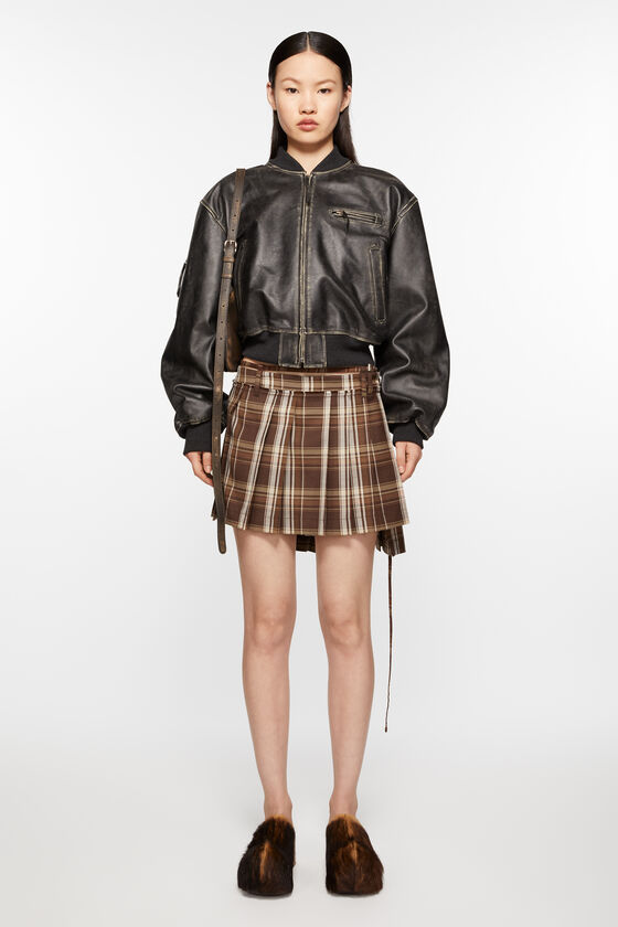 Acne Studios Asymmetrischer Faltenrock Begrenztes Angebot