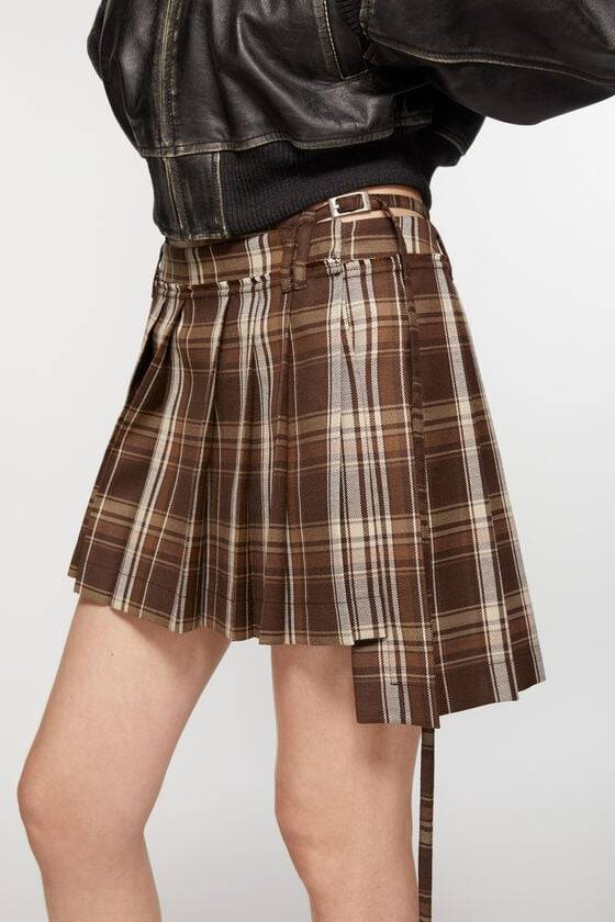 Acne Studios Asymmetrischer Faltenrock Begrenztes Angebot