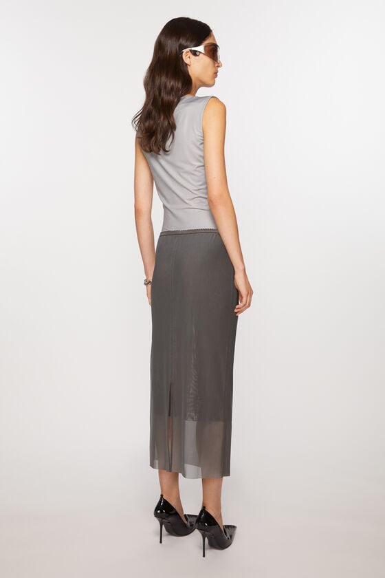 Acne Studios Mesh-Rock Laufsteg-Show Weihnachtsangebot
