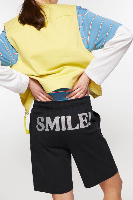 Acne Studios Bedruckte Sweat-Shorts Unisex Große Rabatte