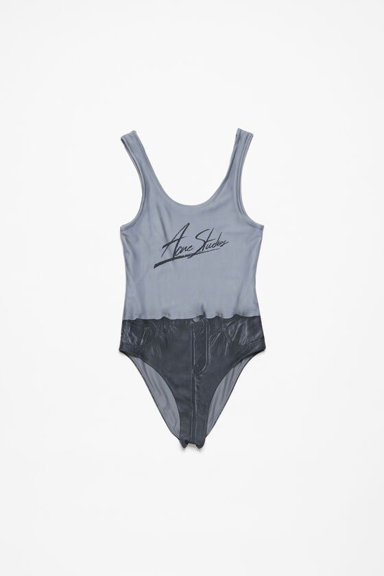 Acne Studios Bedruckter Badeanzug Tägliche Deals