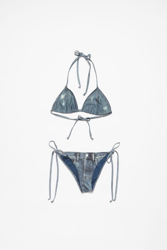 Acne Studios Bedrucktes Bikini-Set Sonderangebote