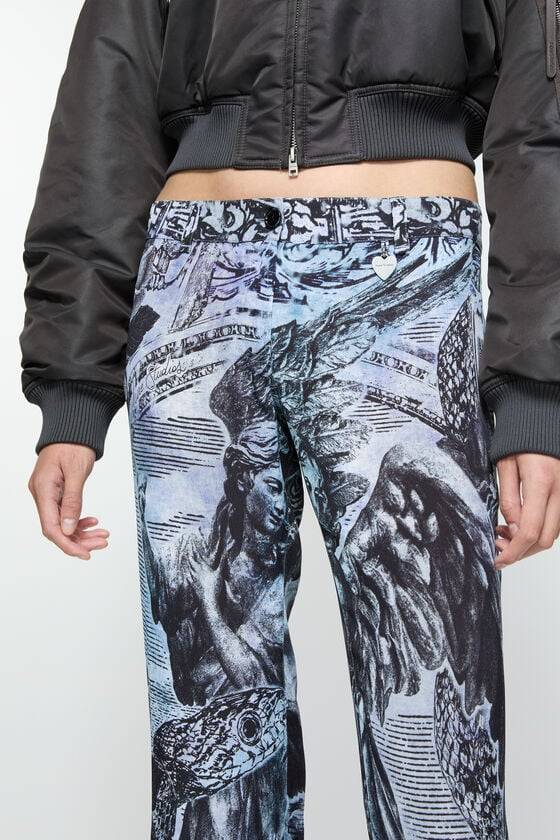 Acne Studios Bedruckte Hose Begrenzte Freigabe