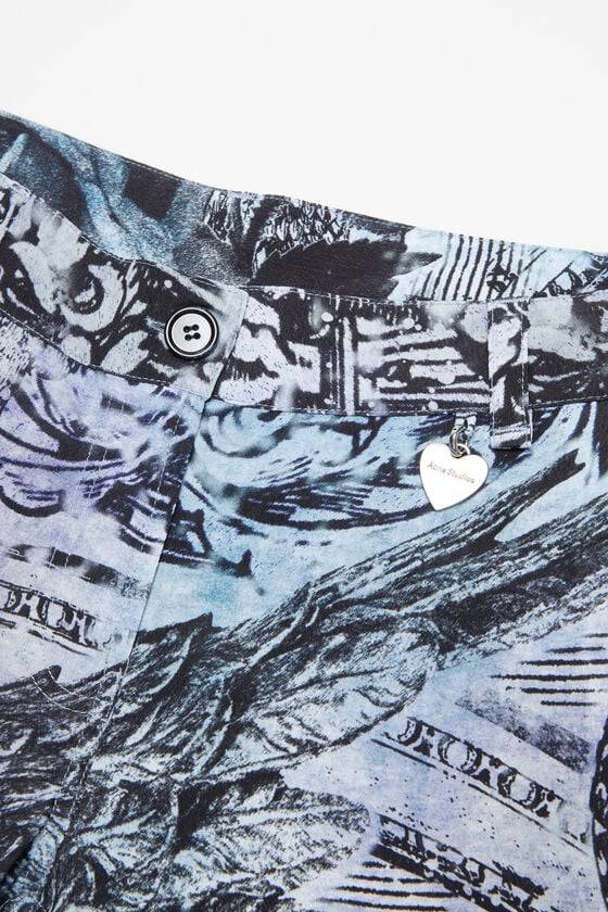 Acne Studios Bedruckte Hose Begrenzte Freigabe