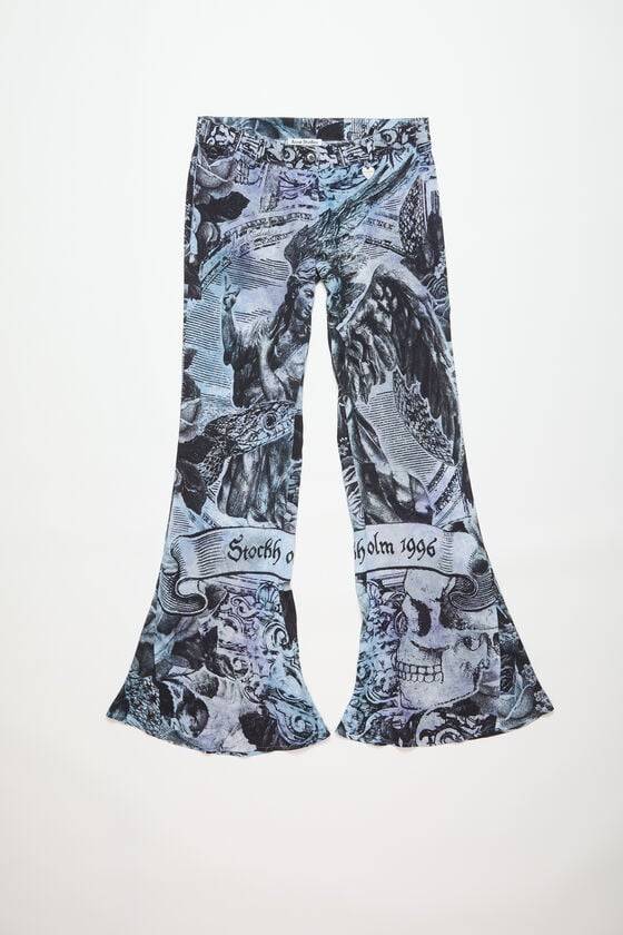 Acne Studios Bedruckte Hose Begrenzte Freigabe