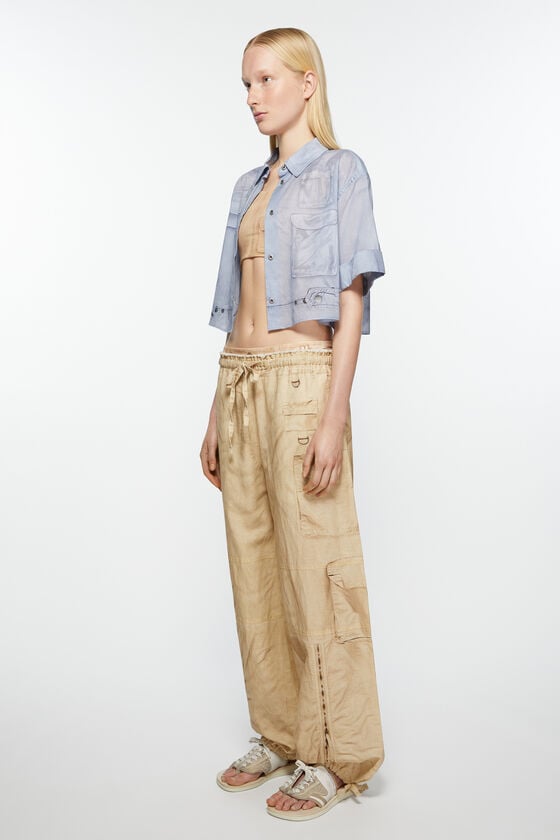 Acne Studios Bedruckte Hose mit entspannter Passform Letzte 3 Tage
