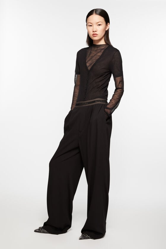 Acne Studios Hose mit Logo-Tape JETZT KAUFEN