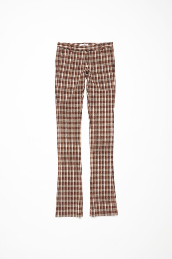 Acne Studios Check tailored trousers Laufsteg-Show Bis zu 65% Rabatt
