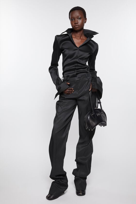 Acne Studios Pinstripe tailored trousers Laufsteg-Show Nur noch ein Tag übrig