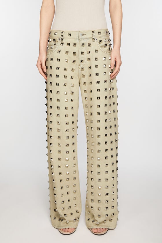 Acne Studios Jeans mit Nieten - Lockere Passform Laufsteg-Show 50% Rabatt für begrenzte Zeit