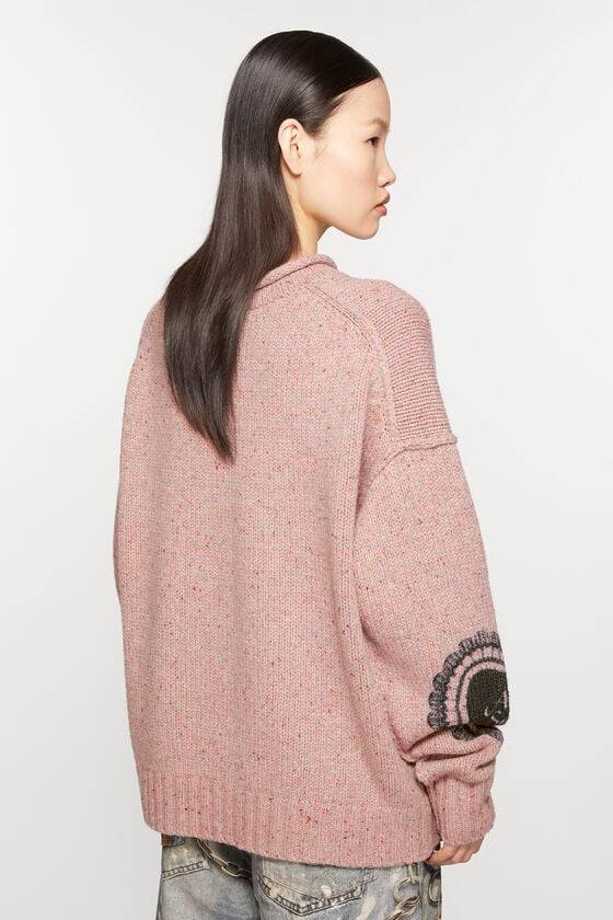 Acne Studios Bedruckter Pullover aus Wollmischung Auslauf