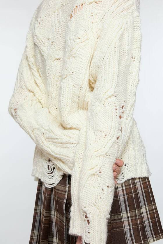 Acne Studios Häkelpullover im Used-Look Sonderangebot