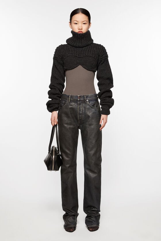 Acne Studios Cropped high neck knit Laufsteg-Show Begrenztes Angebot