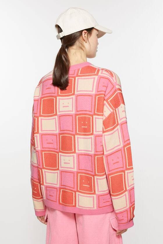 Acne Studios Jacquard-Pullover mit Rundhalsausschnitt Unisex Weihnachtsangebot