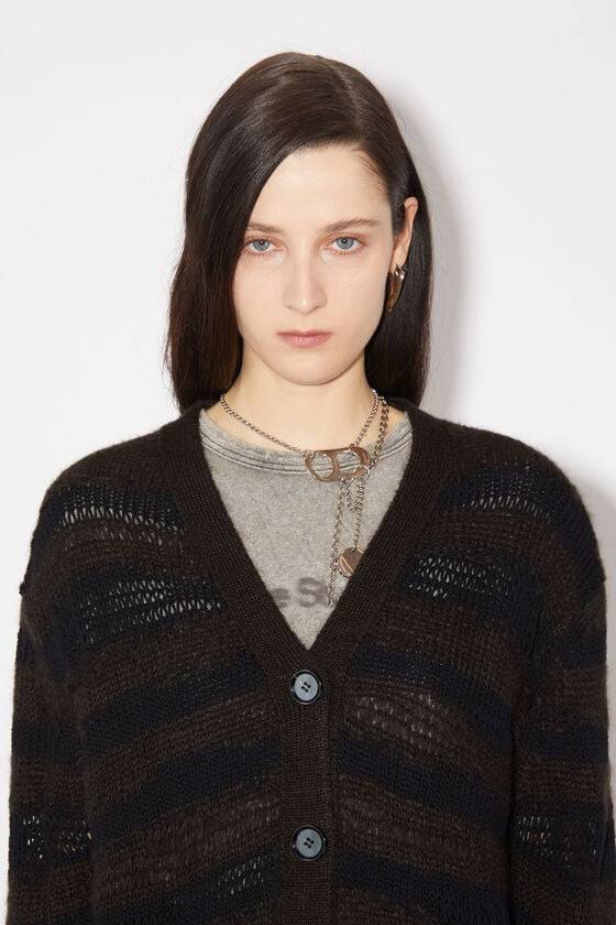 Acne Studios Gestreifter Cardigan im Used-Look Neuheiten