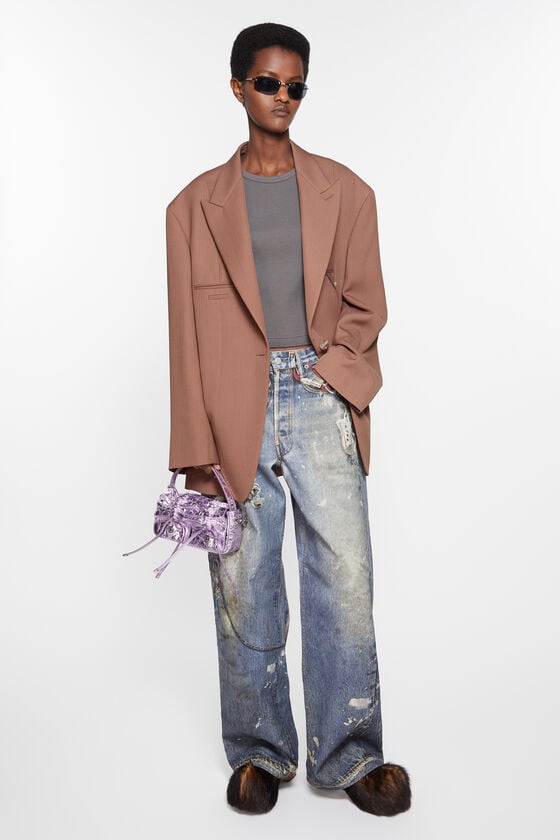 Acne Studios Einreihige Jacke Tägliche Deals