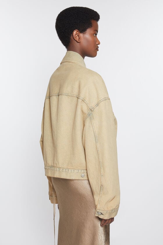 Acne Studios Jeansjacke - Oversized Croppped Fit Neueste Stile