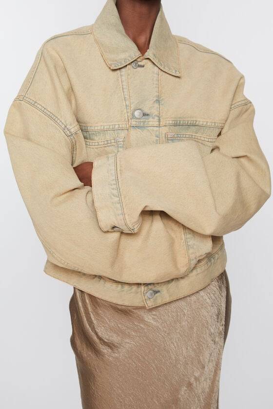 Acne Studios Jeansjacke - Oversized Croppped Fit Neueste Stile