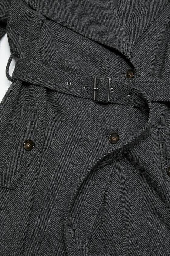 Acne Studios Mantel mit Gürtel Letzte 2 Tage