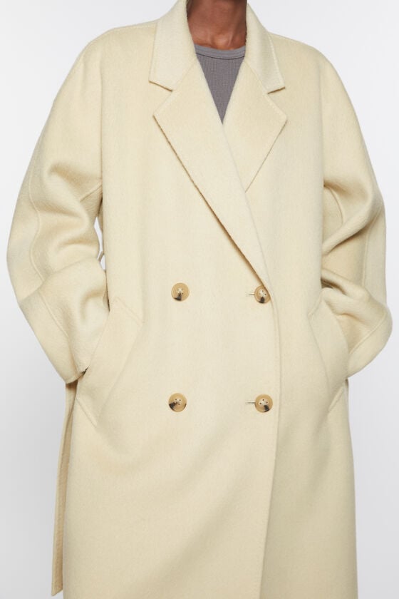 Acne Studios Zweireihiger Wollmantel Bis zu 60% Rabatt