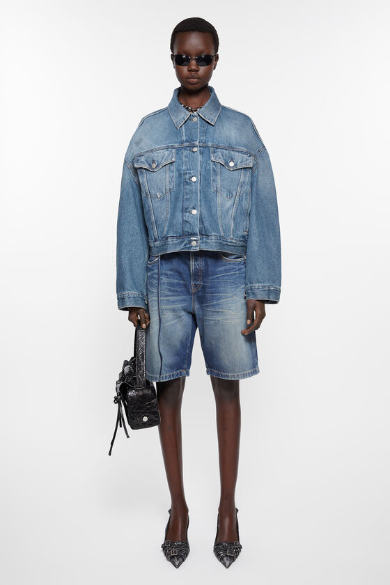 Acne Studios Jeansjacke - Lockere Cropped-Passform Nur für heute