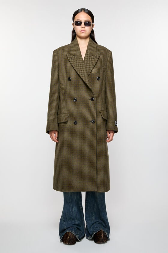 Acne Studios Zweireihiger Wollmantel Sonderangebot der Fabrik