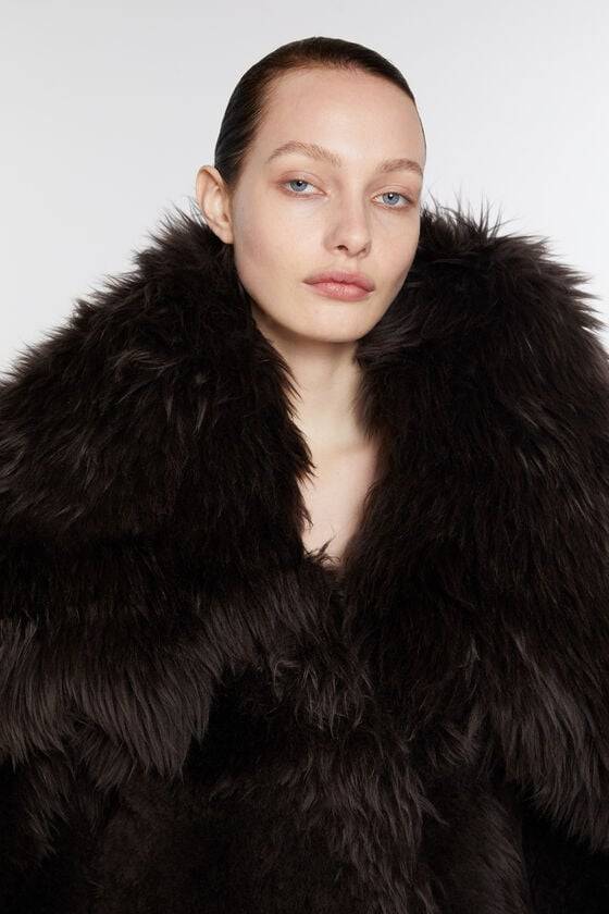 Acne Studios Shearling Pelzmantel Laufsteg-Show Nur noch ein Tag übrig