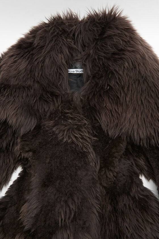 Acne Studios Shearling Pelzmantel Laufsteg-Show Nur noch ein Tag übrig