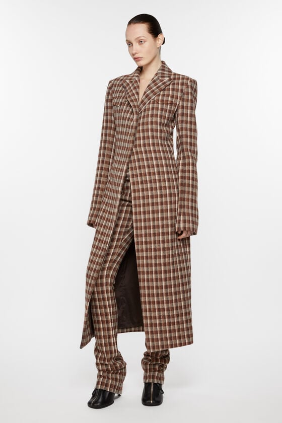 Acne Studios Single-breasted coat Laufsteg-Show Super Rabatt