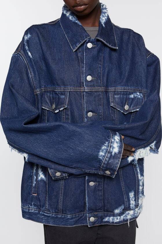 Acne Studios Jeansjacke im Distressed-Look - Entspannte Passform Speichern exportieren