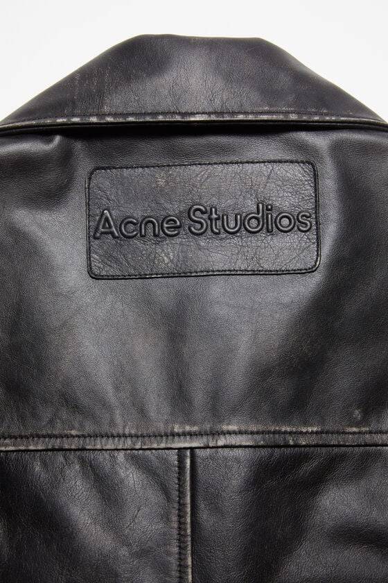 Acne Studios Bikerjacke aus geschliffenem Leder Verkauf