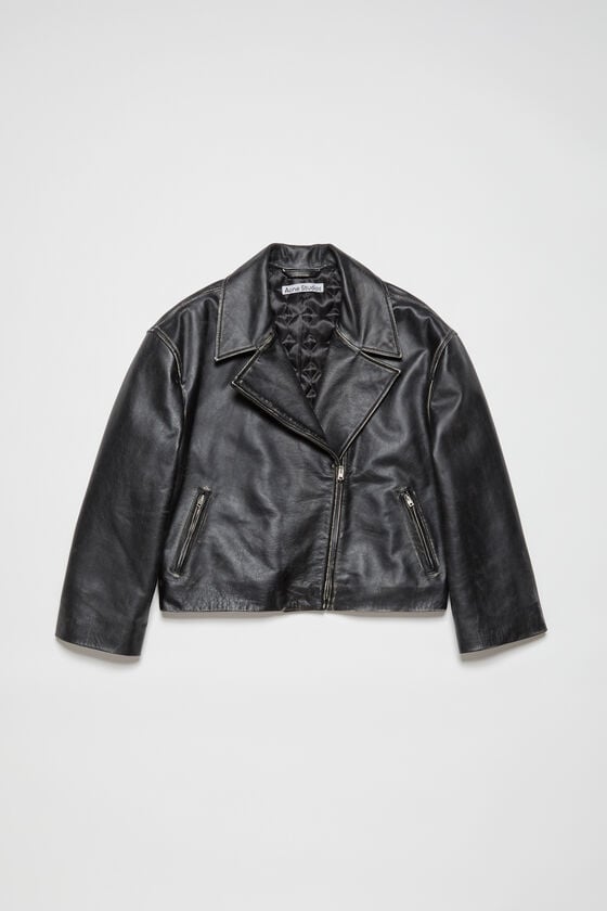 Acne Studios Bikerjacke aus geschliffenem Leder Verkauf