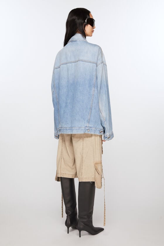 Acne Studios Denimjacke – Oversized Unisex-Passform Schlussverkauf