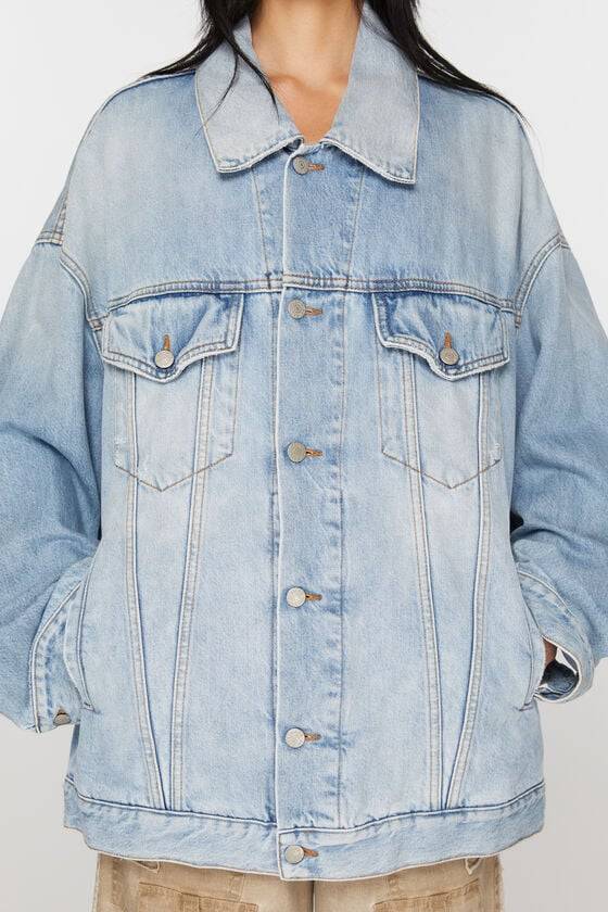 Acne Studios Denimjacke – Oversized Unisex-Passform Schlussverkauf