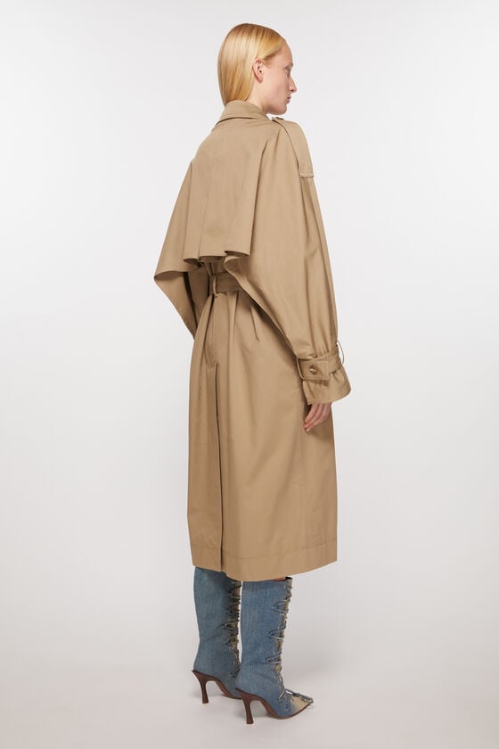 Acne Studios Zweireihiger Trenchcoat Meist gekauft