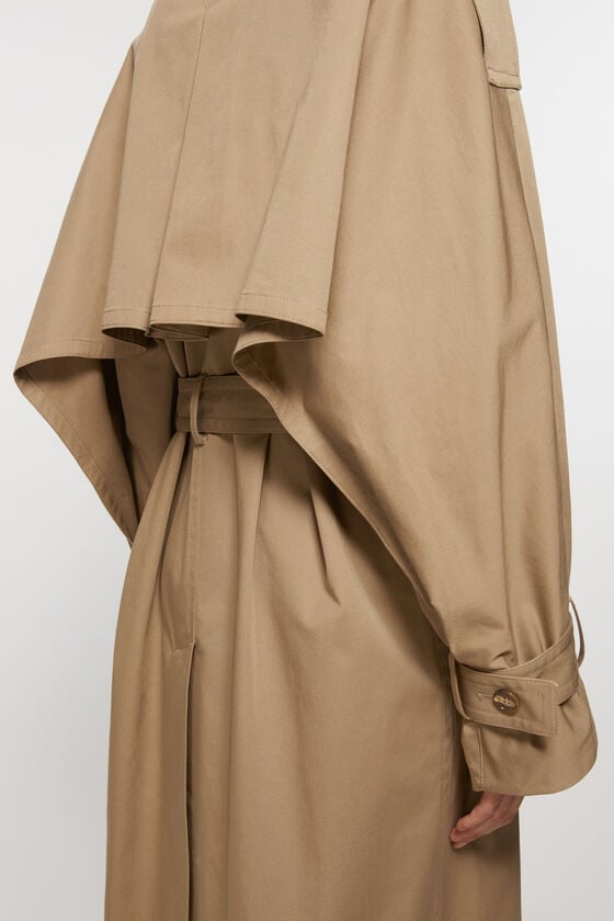 Acne Studios Zweireihiger Trenchcoat Meist gekauft