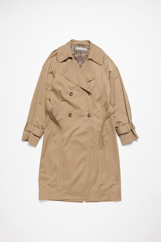 Acne Studios Zweireihiger Trenchcoat Meist gekauft