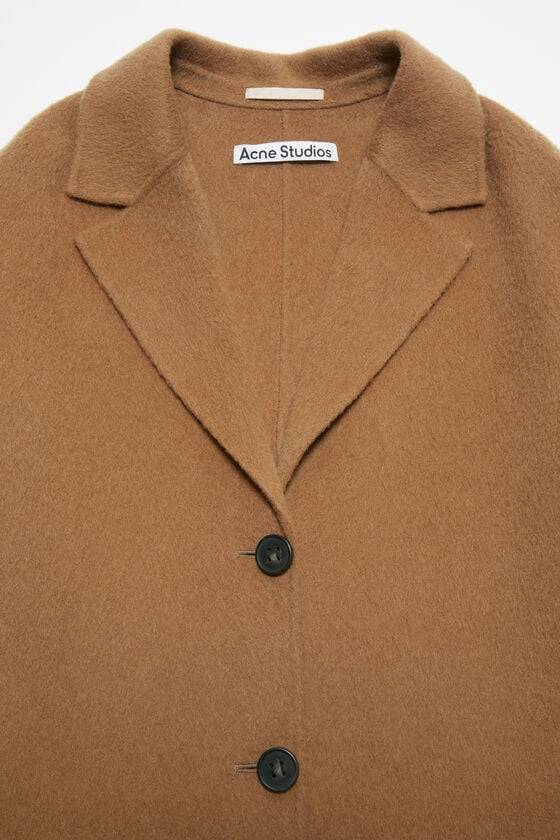 Acne Studios Einreihiger Wollmantel Kostenloser Versand