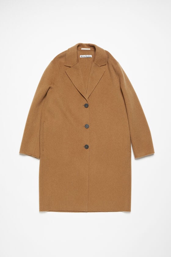 Acne Studios Einreihiger Wollmantel Kostenloser Versand