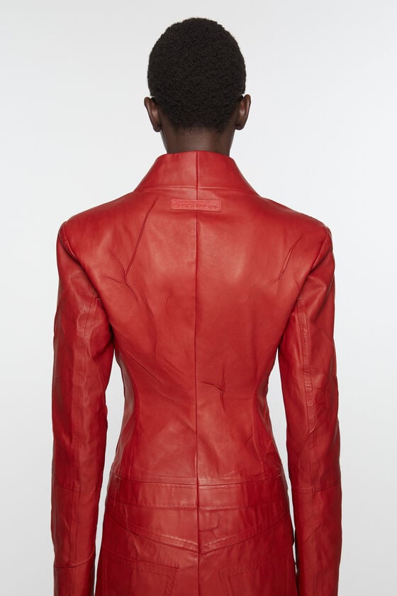 Acne Studios Ledermantel Laufsteg-Show Fabrik Onlineshop