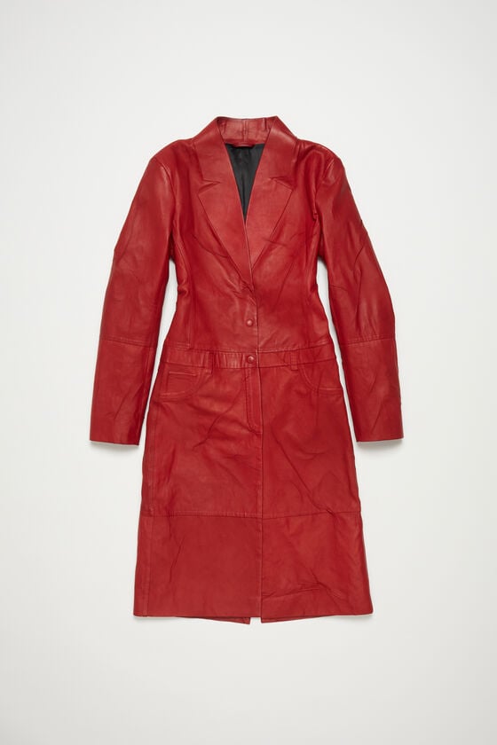 Acne Studios Ledermantel Laufsteg-Show Fabrik Onlineshop