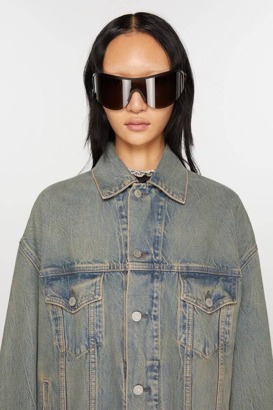 Acne Studios Oversized-Denimjacke Sonderangebot