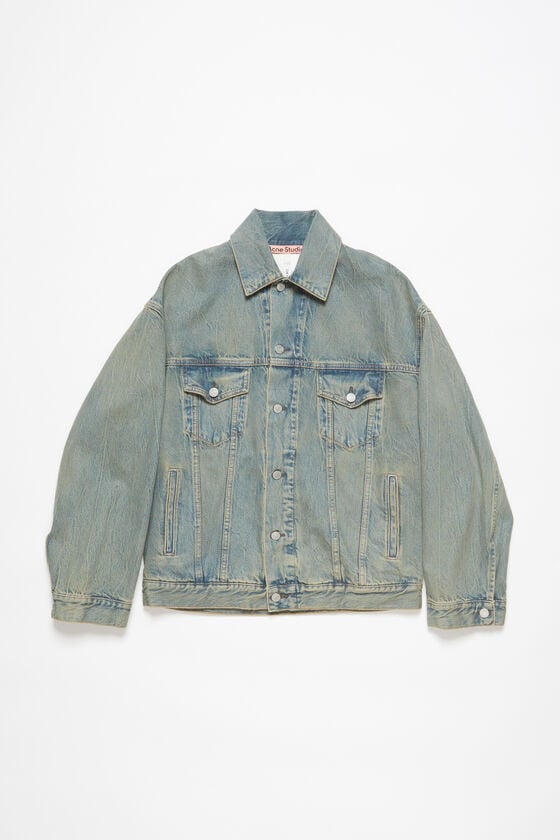 Acne Studios Oversized-Denimjacke Sonderangebot