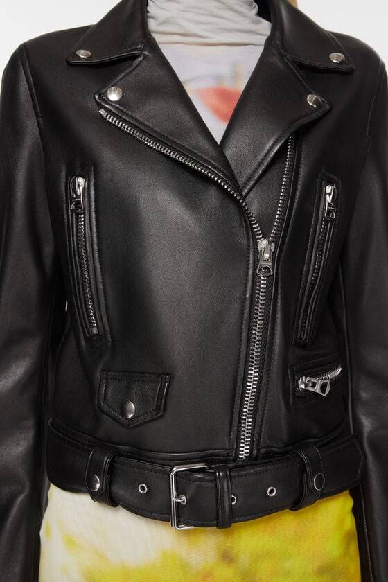 Acne Studios Bikerjacke aus Leder Günstig kaufen