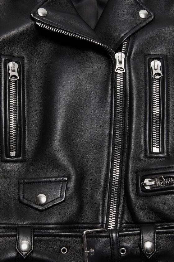Acne Studios Bikerjacke aus Leder Günstig kaufen