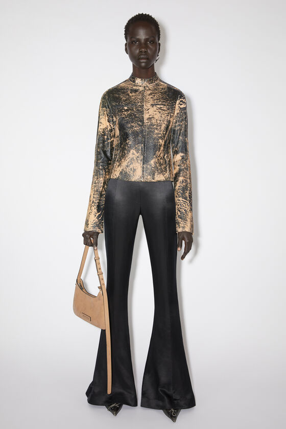 Acne Studios Bikerjacke aus Leder Versandkostenfrei